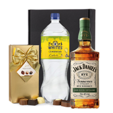 Buy & Send Jack Daniels Tennessee Rye Whiskey 70cl with Lemonade Mixer Gift Box